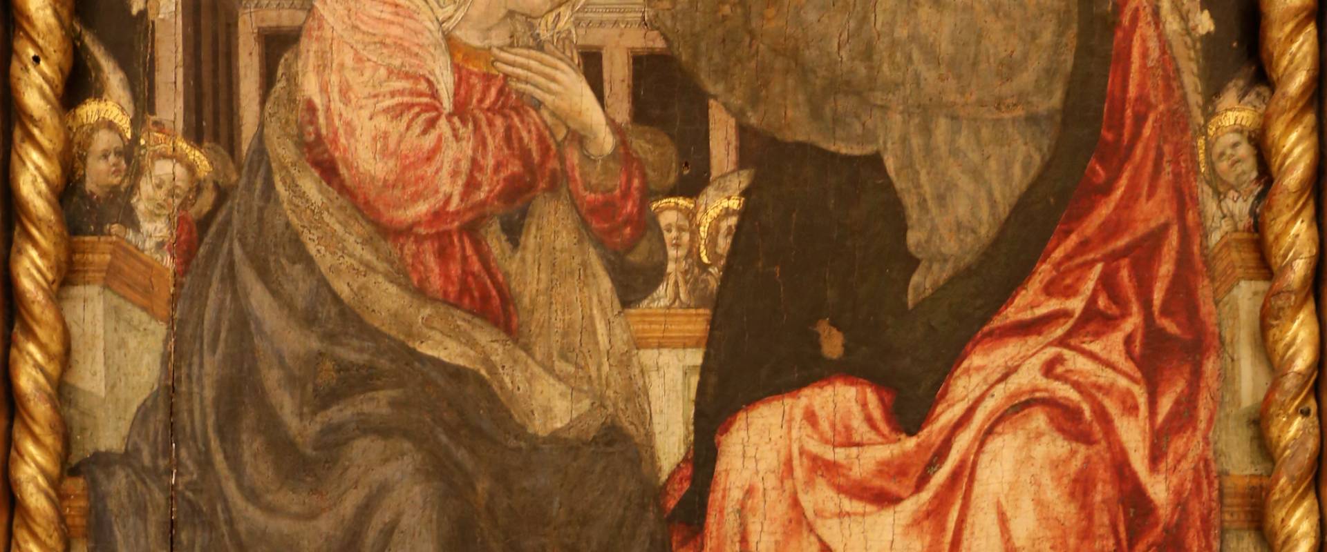 Angelo e bartolomeo degli erri, polittico dell'ospedale della morte, 1462-66, 07 incoronazione della vergine photo by Sailko